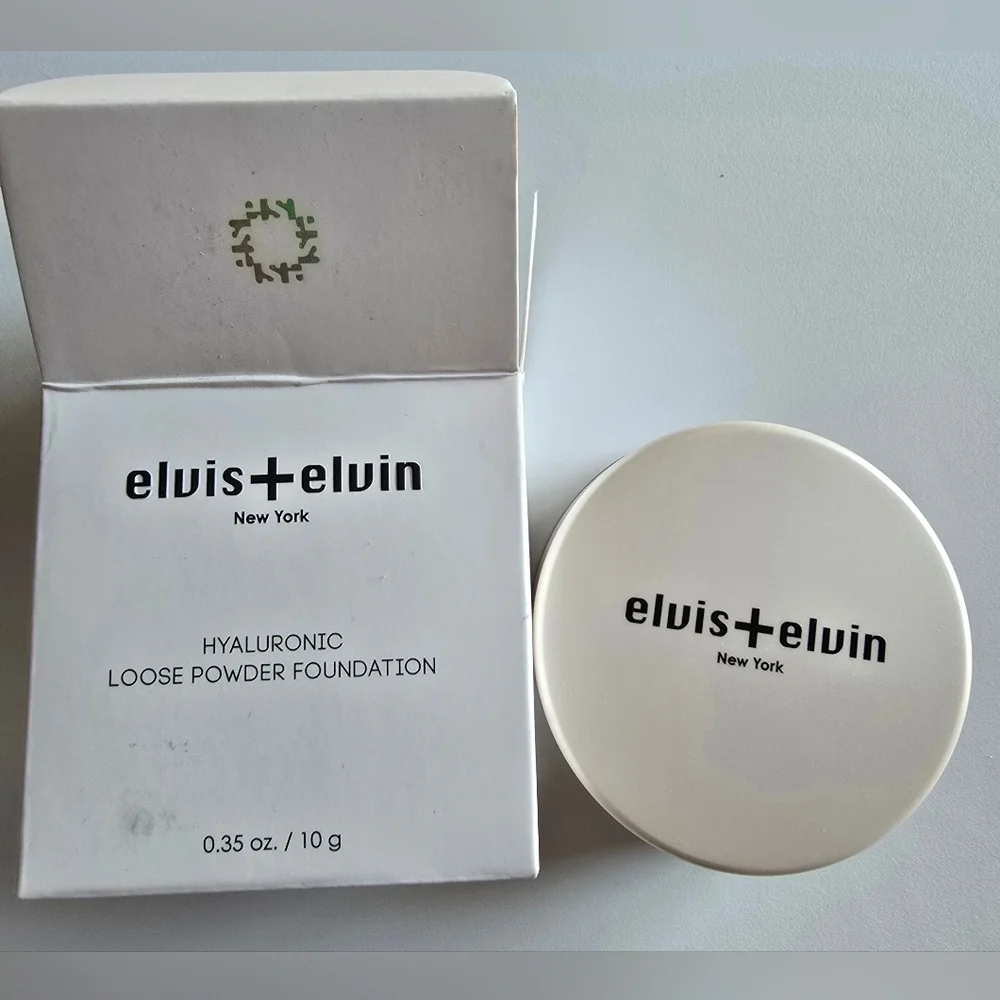 Elvis + Elvin Hyaluronic Loose Powder Foundation 0.35 oz Shade N11 NIB